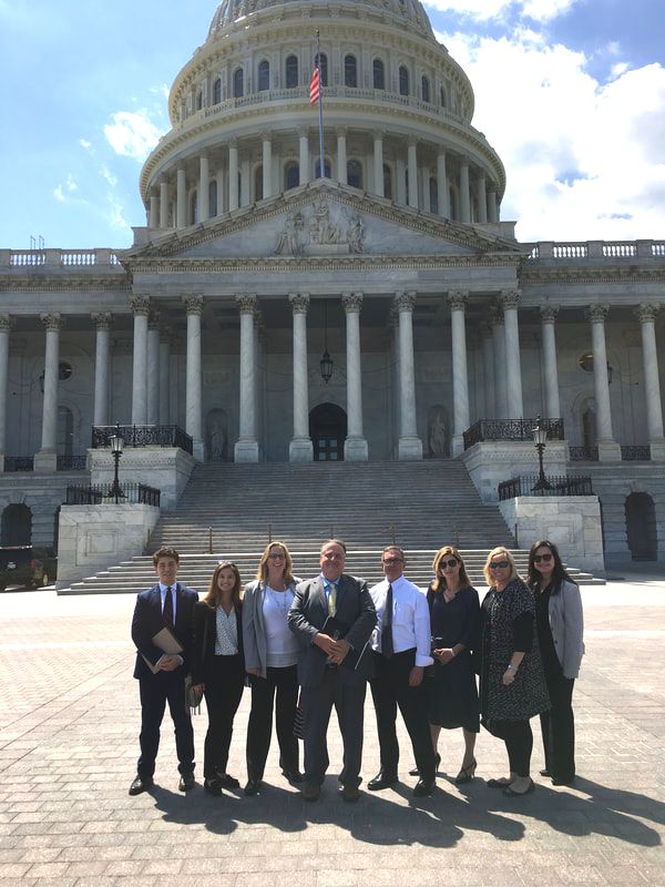 Members visit DC and meet with local officials and visit important DC landmarks.