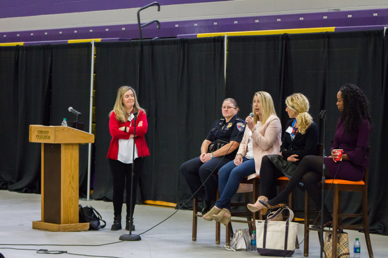Leadership in Action - a day of empowerment and encouragement for young women in high school - took place at Curry College.