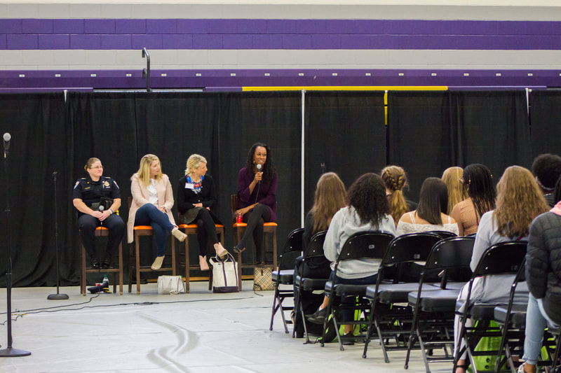 Leadership in Action - a day of empowerment and encouragement for young women in high school - took place at Curry College.